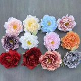 1PC 15cm Silk Peony Head Artificial Flower Wedding Bridal Party Decor Craft