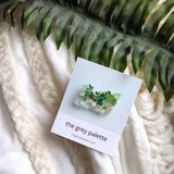Plant Pin, Gardening Pin, Plant Lover Gift, Plant Gifts, Monstera Deliciosa Pin, Cactus Pin, Boho Plant Pin, Botanical Pin, Green Thumb Pin