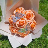 Mini eternal rose bouquet, faux roses, birthday gift, wedding gifts, special