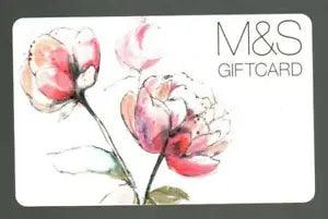 MARKS & SPENCER ( UK ) Peonies 2014 Gift Card ( $0 )