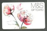 MARKS & SPENCER ( UK ) Peonies 2014 Gift Card ( $0 )