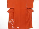 6903993: JAPANESE KIMONO / VINTAGE HOMONGI / EMBROIDERY / UME BLOSSOM & PEONY