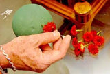 Premium Floral Foam Sphere /Foam Ball/ 3.5 inch for Fresh/Dry Flowers 1 Piece