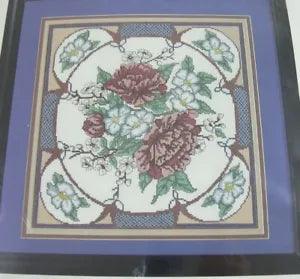 Oriental Peonies Flowers Candamar Designs Kit UNOPENED Cross 60451 Golden Bee