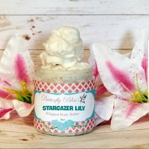 Lily Body Butter | Lily Lotion | Lily Scented | Lily Flower | floral scented lotion | Stargazer Lily | lotion for mom | Lotion for wife