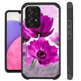 FUSION Case For Samsung Galaxy A03S/A13/A33 Hybrid Phone Cover PINK PEONY FLOWER