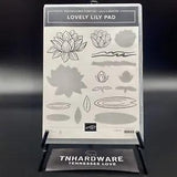 Stampin Up Lovely Lily Pad photopolymer Stamp Set & Lily Pad Dies Cut Emboss