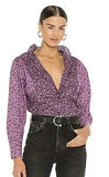 OVERLOVER Floye Flower Peony Cotton Blouse Size M BNWT
