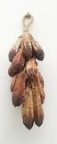 Dried Natural Mahogany Seed Hanging Hemp Rope Bunch Home Kitchen Room Decor