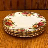 Set of 4 Royal Albert Bread and Butter Plates, Small Round Plates, OCR