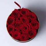 Eternal Roses for Her | Preserved Roses in Round Box That Last for Years | Unique Anniversary Flowers Gift