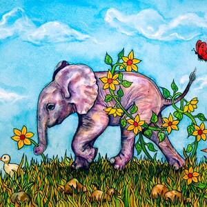 Elephant Childrens Fine Art Print