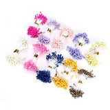 900 Pcs Artificial Stamen Dried Flower Hand Made Stamen Decor Accessory 3mm BUN