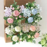Home Wedding Party Garden Decor Bouquet Fake Flower Silk Peony Artificial Flower