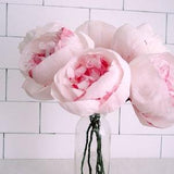 Pink Peony Paper Flowers, Peony Bridal Arrangement, Peony Home Decor, Arificial Peonies