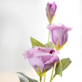 Trident Eustoma Artificial Silk Flowers 70cm, Home Decorations, Handmade Flowers, Wedding Silk Flowers, Peony Flower