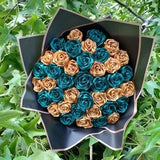 Eternal Roses Ramo Buchon Quinceanera Bouquet Birthday Bouquet Graduation Bouquet Mothers Day Gift Anniversary Gift Sweet Sixteen Bouquet