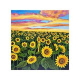 Sunflower Field Original Acrylic Painting
