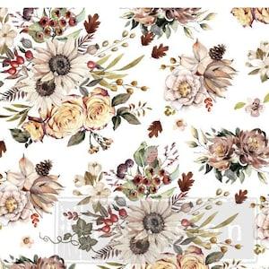 Sunflower Farms - Redesign Rub-On Image Decor Transfers? - Furniture Decor Transfer - Sunflower Farms size 23"x 30"