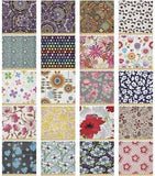 Ambesonne Flower Scenes Microfiber Fabric by The Yard for Arts and Crafts