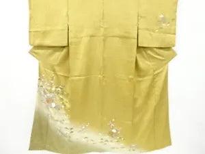 6904298: JAPANESE KIMONO / VINTAGE HOMONGI / UME BLOSSOM & PEONY