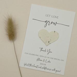 Flower Seed Wedding Favours, Let Love Grow, Seed Favours, Wedding Favour, Flower Seed Favour, Flower Favours, Eco Wedding