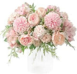 Artificial Flowers Fake Peony Silk Hydrangea Bouquet Decor Plastic Carnations