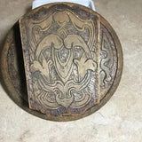 Vintage Wood Flemish Dried Flowers Holder Wall Hanging 8??? Diameter