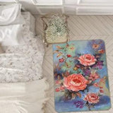 3D Red Peony Flower ZHUA426 Game Non Slip Rug Mat Photo Carpet Amy