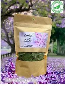 Sun Dried Lilac Leaves - Culinary Grade Herb for Tea, Baking, Tinctures & Crafts