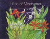 FL032  - MONTSERRAT 2007 FLOWER STAMP LILIES OF MONTSERRAT BLOCK SS MNH