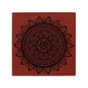 Sapphorica Creations Sunflower Mandala Hand-Illustrated Art Card