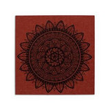 Sapphorica Creations Sunflower Mandala Hand-Illustrated Art Card