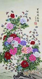 NEW LISTING100% ORIGINAL ASIAN FINE ART CHINESE WATERCOLOR PAINTING-Peony flower&butterfly