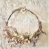 Beautiful Swag organic natural grasses with silver dollar bloom