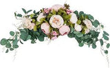 Artificial Flower Swag 30 Inch Rose Peony Swag Arch Wreath Centerpiece for Weddi