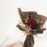 Mini Preserved flower bouquet (Red Rose)