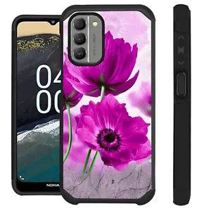 FUSION Case For T-Mobile NOKIA G400 5G Hybrid Phone Cover PEONY PINK  FLOWER