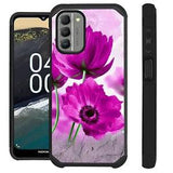 FUSION Case For T-Mobile NOKIA G400 5G Hybrid Phone Cover PEONY PINK  FLOWER