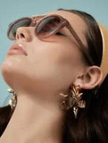 LELE SADOUGHI SMALL PAPER LILY EARRINGS