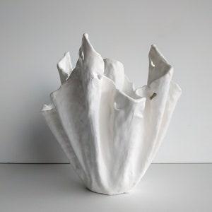 Large orchid planter. Modern ceramic vase. Flower growers gift.
