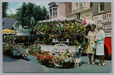 Disneyland Flower Mart Main Street USA Carnation Milk Postcard