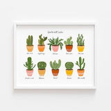 Plant print, gifts for her, gift for plant lady, Plant wall art, wall decor, houseplant poster, Botanical wall art, Christmas gift for