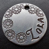 Dog Tag, Dog Tags, Pet Tags, Dog tags gift ideas, Cat tags gift ideas, sunflowers dog tag, nature pet tag, Lola pet tagPersonalized Dog Tags
