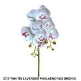 Realistic Orchids for Bouquet Wedding Home Decor Flower Supplies Silk Plant Floral Craft Supplies Faux Flowers
