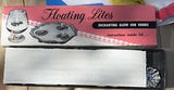 Floating Lites 3 Leaves 10 Sparkling Flowers 100 wick??s VTG  Penn Wax Works