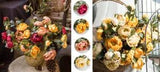 10/12 PCs Artificial Antique Color Poppy Peony Home Wedding D???cor Flowers