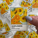 Van Gogh Sunflowers Planner/Laptop Sticker | Matte Vinyl Die-Cut Sticker