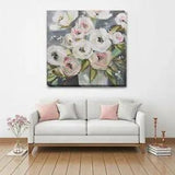 Summer Ranunculus Flower Stretched Canvas Print Framed Wall Art Homeware F131