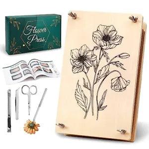 Aboofx Large Professional Flower Press Kit DIY Flower 6 Layers 10.8 x 6.9 inch